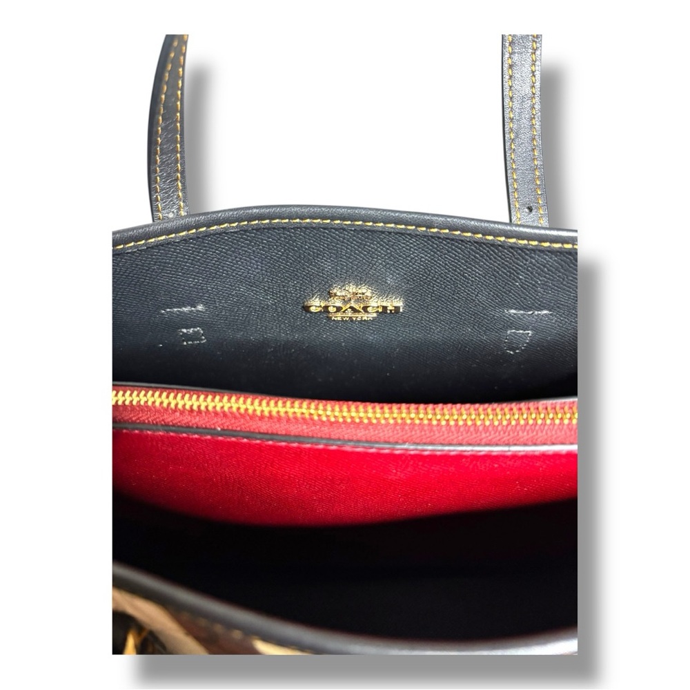 Coach Mollie Tote 25 in Signature Jacquard - Picture 12 of 15